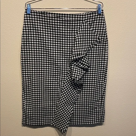 Who What Wear brand Checkered Skirt