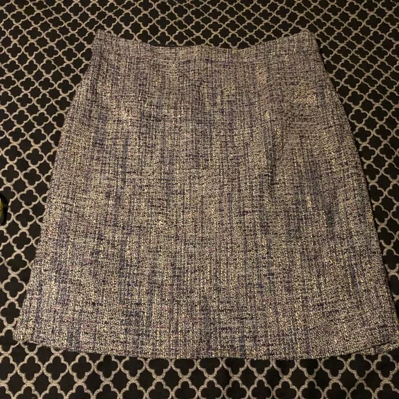 J.Crew Womens Gray Short Skirt Sz 8 100% Acetate K25