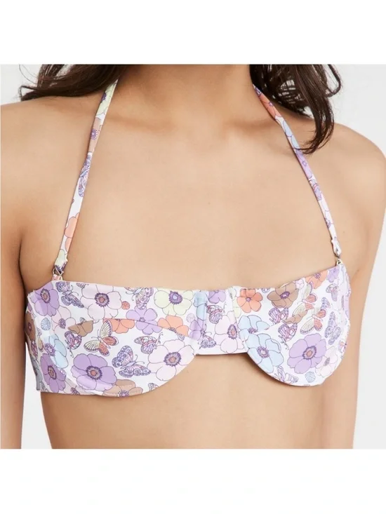 Frankie’s Bikini Cielo MARIPOSA BUTTERFLY Underwire Top