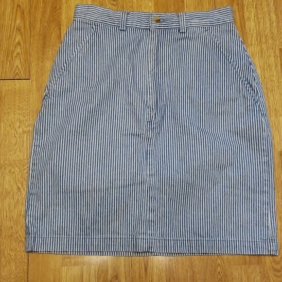 Ruff Hewn engineer stripe pencil skirt sz 4
