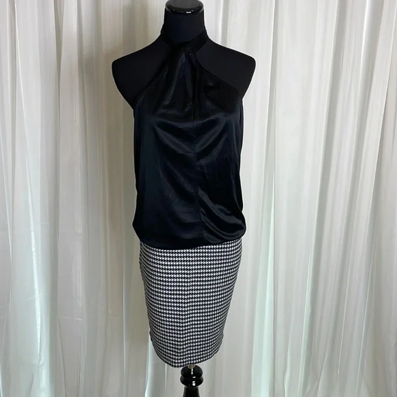 Checkered Pencil Skirt, size 5