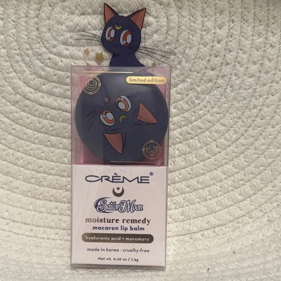 Stocking Stuffer! Crème Sailor Moon Limited Edition Lip Balm - Black