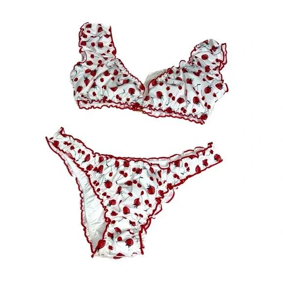 Frankie’s Bikini’s x Victoria’s Secret PINK 3 Piece Bikini Bundle set xs/small
