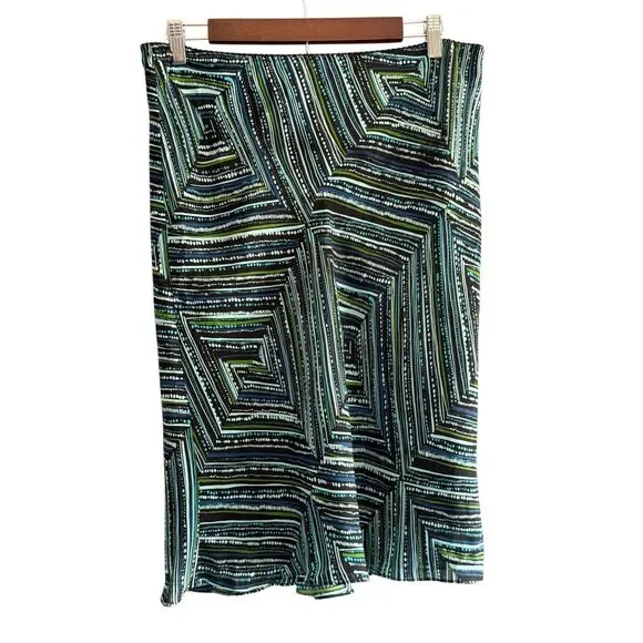 Vintage Y2K Silk Skirt Midi Fairy Grunge Whimsigoth Retro Moody Sheer Art S/M