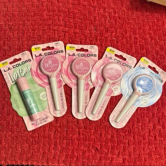 🍭 🍭 L.A.Colors Sweets & Treats Lip Gloss and Lip Balm Set🍭🍭