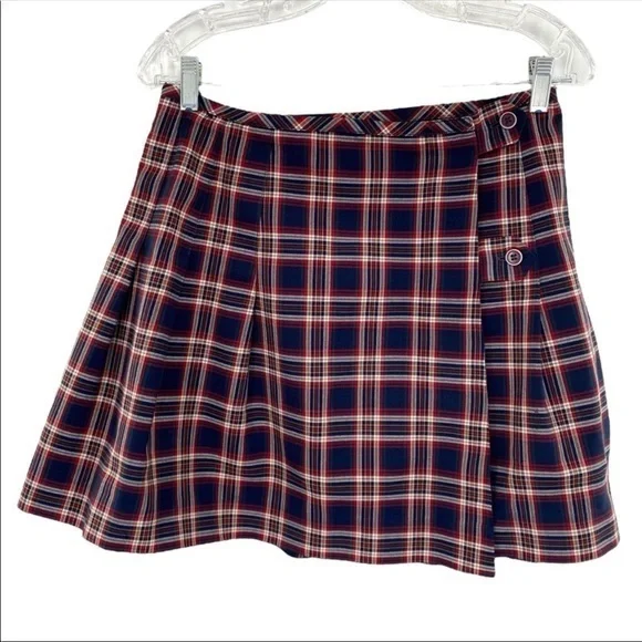 Parker Tartan Plaid Pleated Mini Skirt
