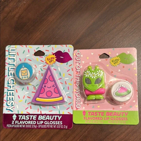 🍕👽Little Chessy and Out of this World Flavored Lip Glosses👽🍕