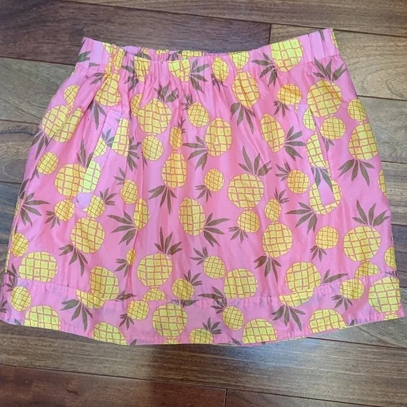 J.Crew Pineapple Mini Skirt XS