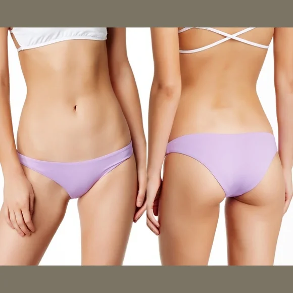 NEW Frankies Bikinis 'Bella' Seamless Bikini Bottom Purple‎ [SZ Medium ]