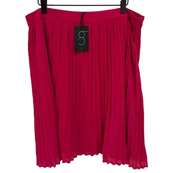 Gibson x International Women's Day Thamarr Pleated Skirt Pink Size XXL New