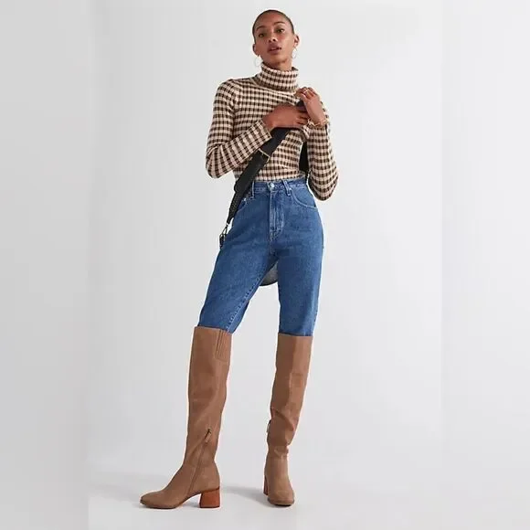 KELSI DAGGER BROOKLYN IMAGE OVER THE KNEE BOOTS Sz 7.5