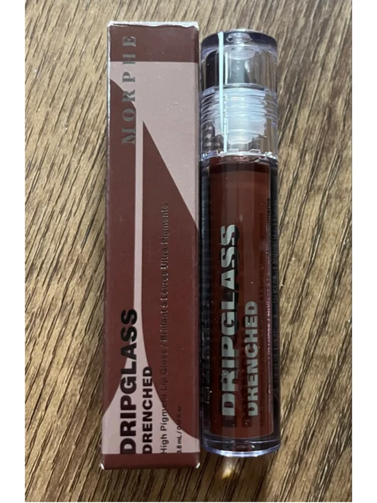 Morphe NWT dripglass drenched lip gloss cocoa melt