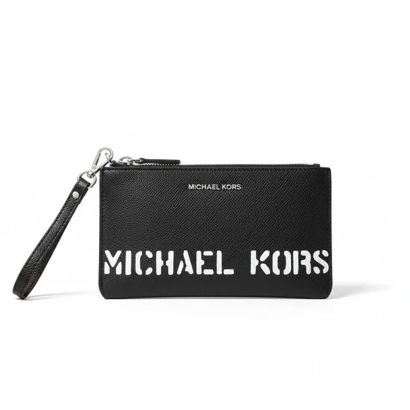 Michael Kors Black Wristlet