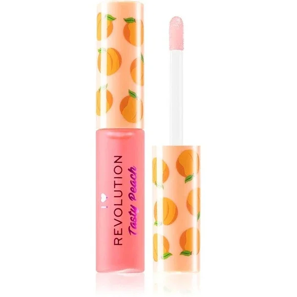 2 I Heart Revolution Tasty Peach Lip Toning Oil,‎ Peachy Keen, 6 ml