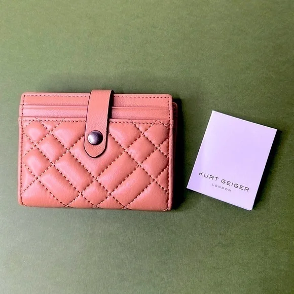 Kurt Geiger B Multi Card Holder in Camel NWT