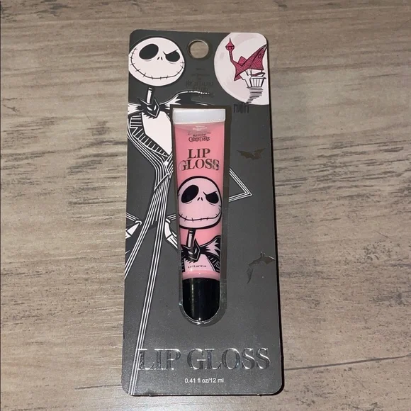 Disney Nightmare Before Christmas Jack Skellington Pink Lip Gloss – NWT
