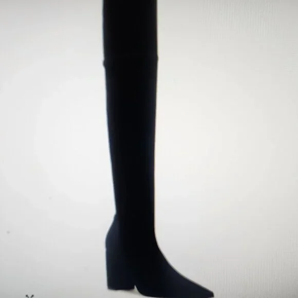 Arezzo Black Over the Knee 