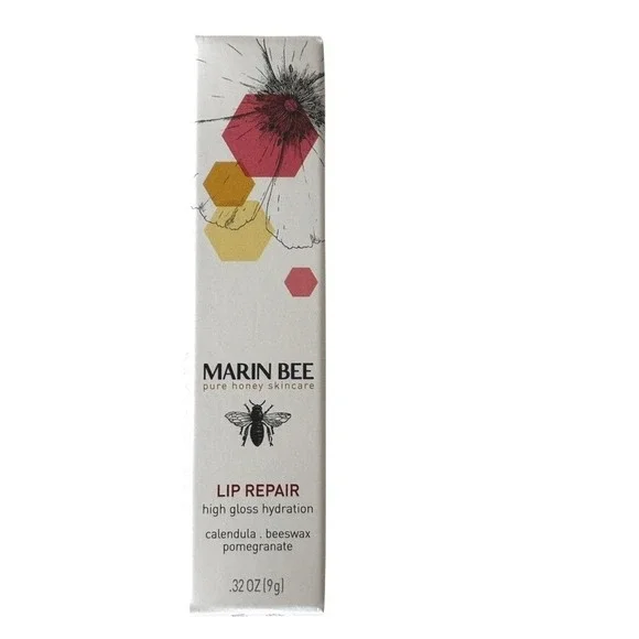 Marin Bee Lip Repair High Gloss Hydration Natural Organic Ingredients‎ NIB
