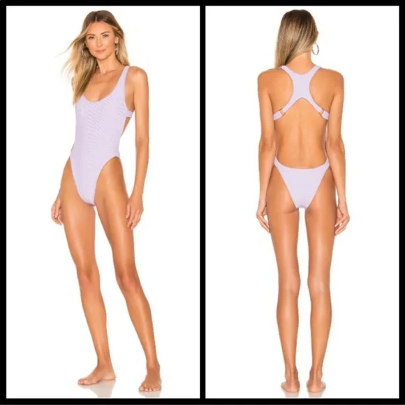 NWT Frankies Bikinis Victoria One Piece *TAN*
