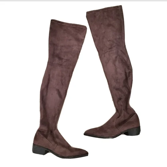 NEW Steve Madden Jody Dark Gray Tigh High Boots