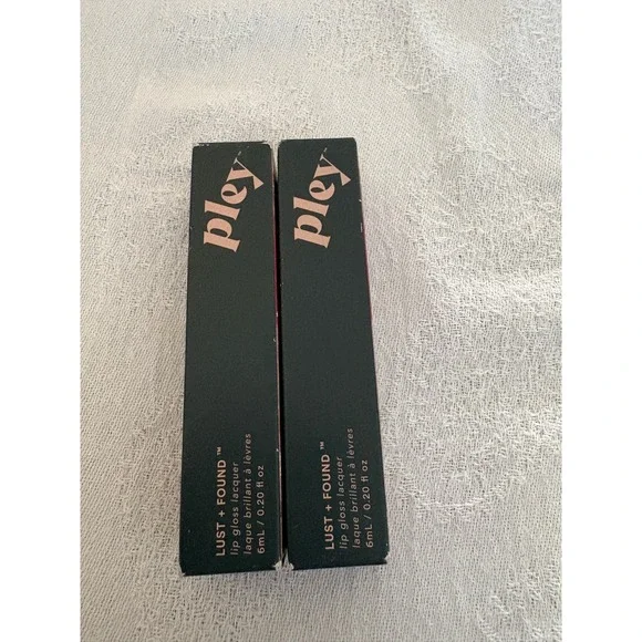 Pley Beauty Lust + Found Lip Gloss Lacquer Ava 0.20 fl oz - NEW 2 Pack