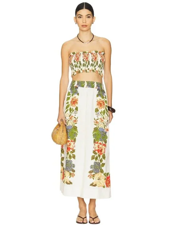 Cleobella Ruby Midi Skirt Set in Juliet Print Small New Womens Maxi Floral