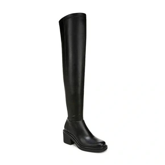 NWOT Franco Sarto Women's Kelly Black Over-The-Knee Boot Sz 7M