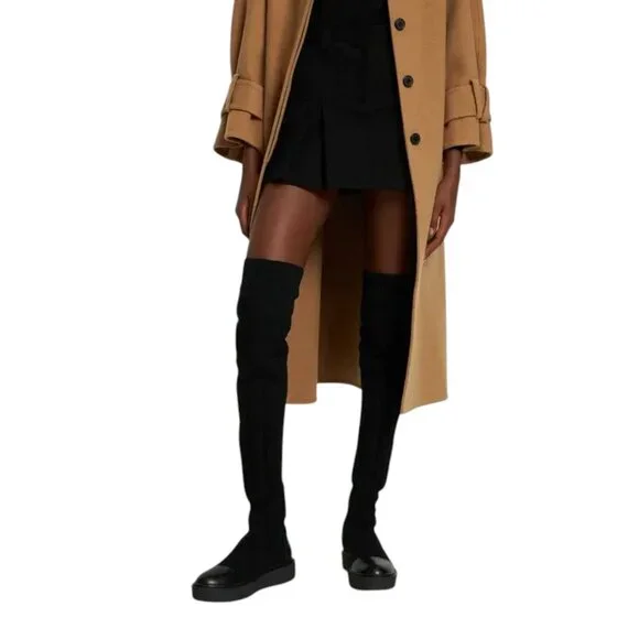 NIB max mara 35mm wooly knit over-the-knee boots