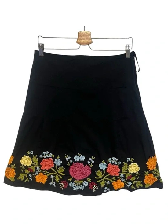 PERSAMAN New York Embroidery Skirt