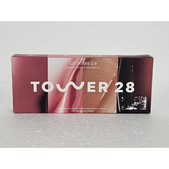 Tower 28 Lil Softies 2.0 Tinted LipSoftie 4pc Mini Set 2025 Ltd Ed ••BNIB••🎁