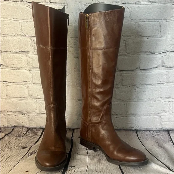 Enzo Angiolini Brown Over the Knee Boots