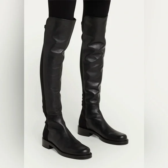 Stuart Weitzman Over the Knee Boots 5050 Bold Leather