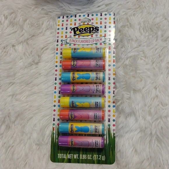 Peeps ✨ 🐣 Limited edition 8 Pack Flavored Lip Balms 🆕