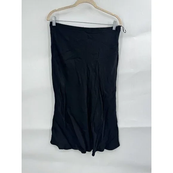 Zara Skirt Women Large Black Casual Gothic‎ Emo Punk Witchy Whimsigoth Skater