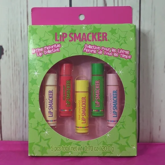 RARE BONNE BELL Lip Smacker All Time Favorites Lip Collection of 5 Lip Gloss NEW