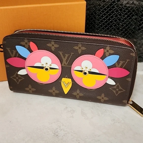 🌟🩷 LOUIS VUITTON OWL WALLET & BOX & DUST BAG 🩷🌟