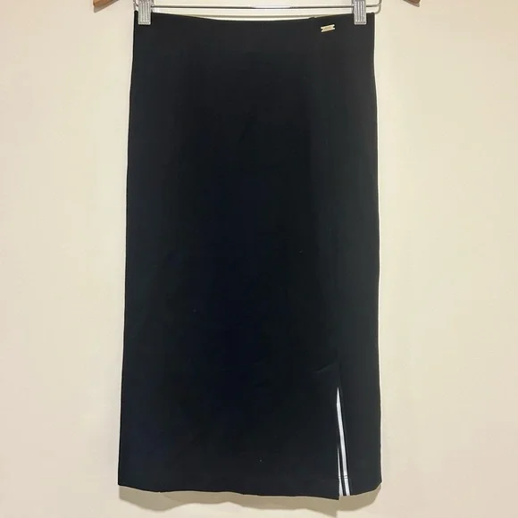NWT Armani Exchange Black Midi Pencil Skirt - Size XS
