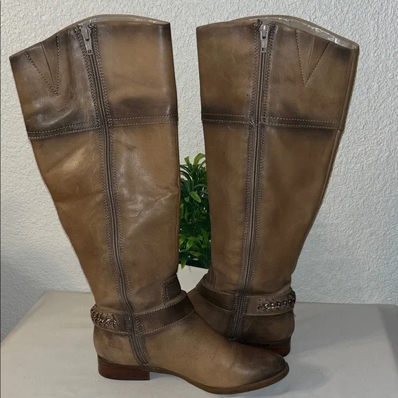 Alex Marie Tan Over the Knee Bootsus used good condition