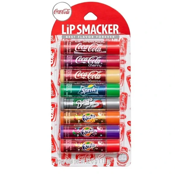 Lip Smacker Coca-Cola Flavored Balm, 8 Count, Flavors Coke,