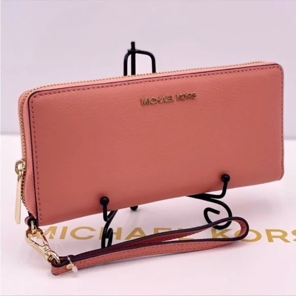 Michael Kors Large Continental Sherbet Pink Wallet