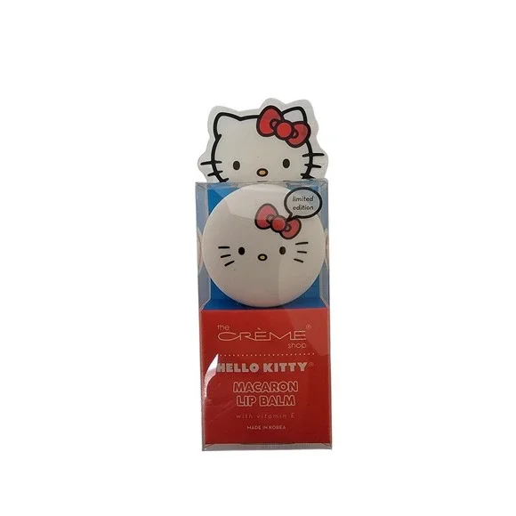 The Creme Shop Hello Kitty Macaron Lip Balm Mixed‎ Berry Limited Edition NEW