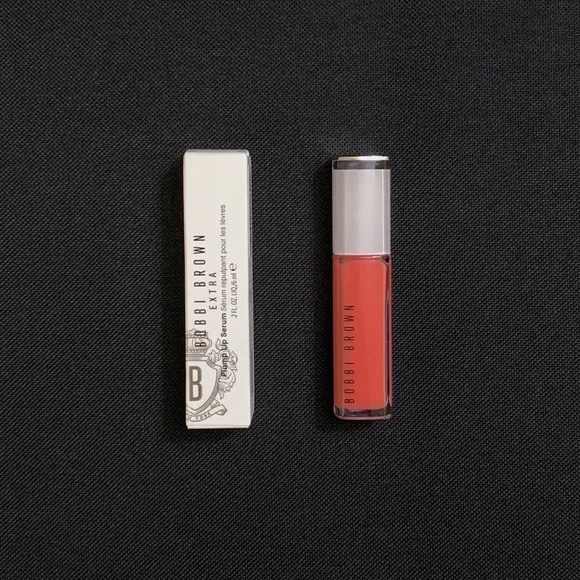 BOBBI BROWN Bare Peach Extra Plump Hydrating Lip Serum Full Size .2 oz