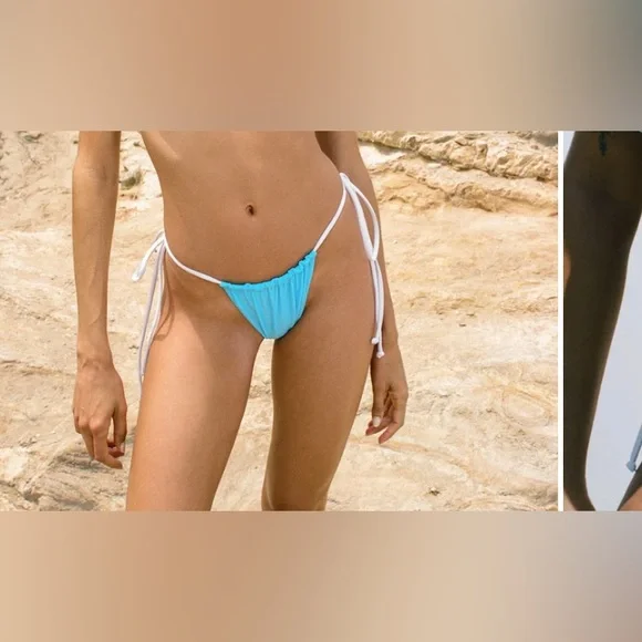 Frankies bikinis Tia Shine String Bikini Bottom