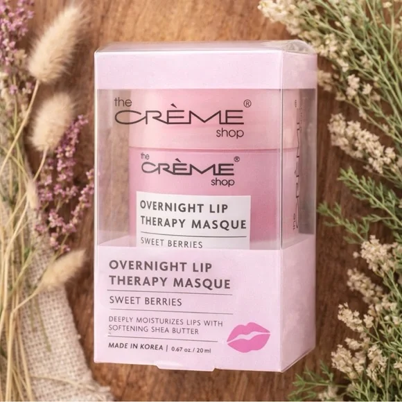 The Creme Shop Overnight Lip Therapy Masque Sweet Berries Hydrating Lip Mask
