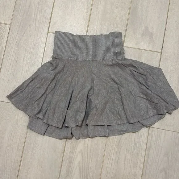 NWT Frankie’s bikinis grey skirt small