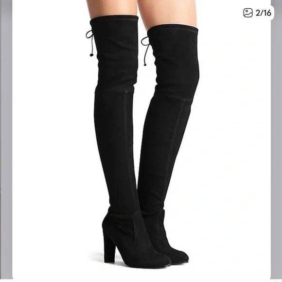 Stuart Weitzman / Highland over the knee suede heeled Boot 7
