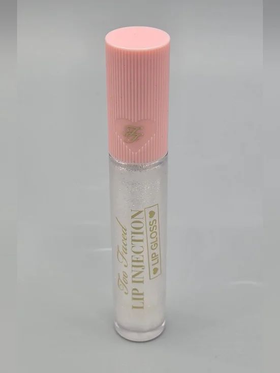 Too Faced Lip Injection Lip Gloss - Clear with Pink Cap