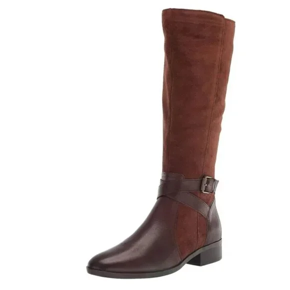 Naturalizer Womens Rena Knee High Boot Chocolate