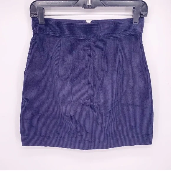 Gap Zip Cord Mini Navy Uniform Mini Skirt Size 6