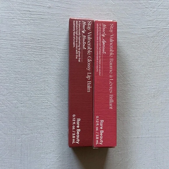 NWT Stay Vulnerable Glossy Lip Balm Nearly Neutral Nearly Apricot